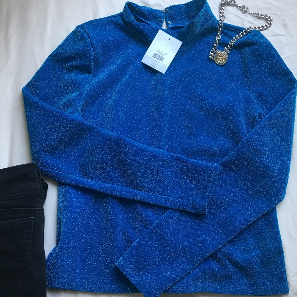 Topshop Shimmery Top